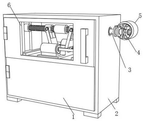 Electronic rotor paint dipping device with relatively high efficiency