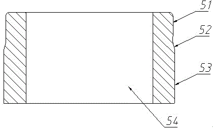 A stamping device for controlling the curling and rebounding of the side wall of a stamping part