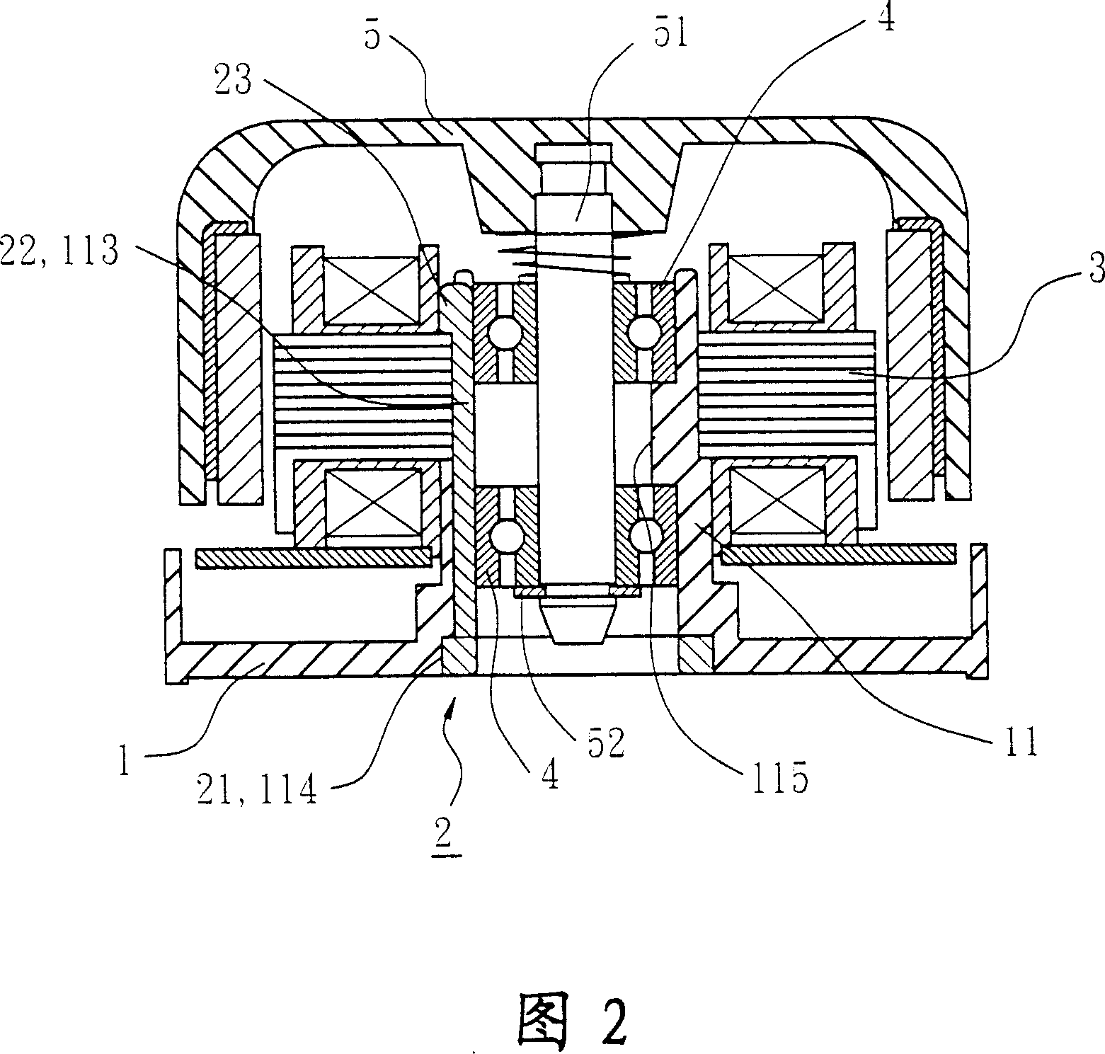 Combined structure of motor axle tube