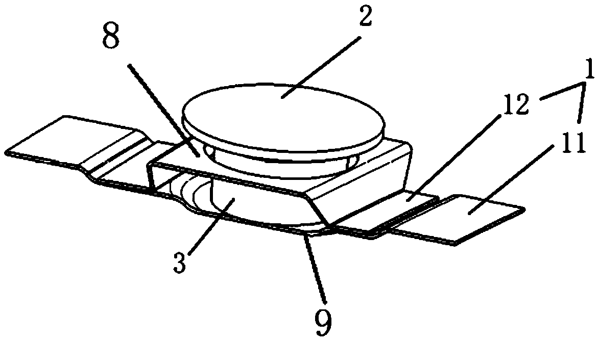 Collision energy absorption mechanism and vehicle