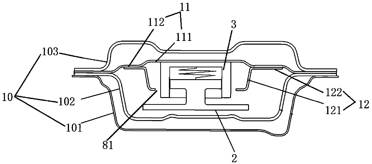 Collision energy absorption mechanism and vehicle