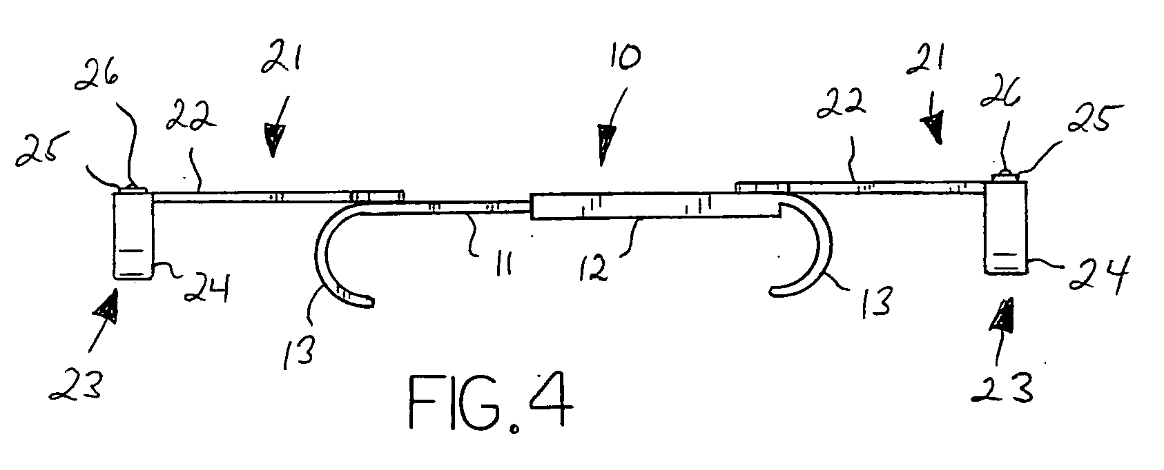 Sternal clamp with rib extension