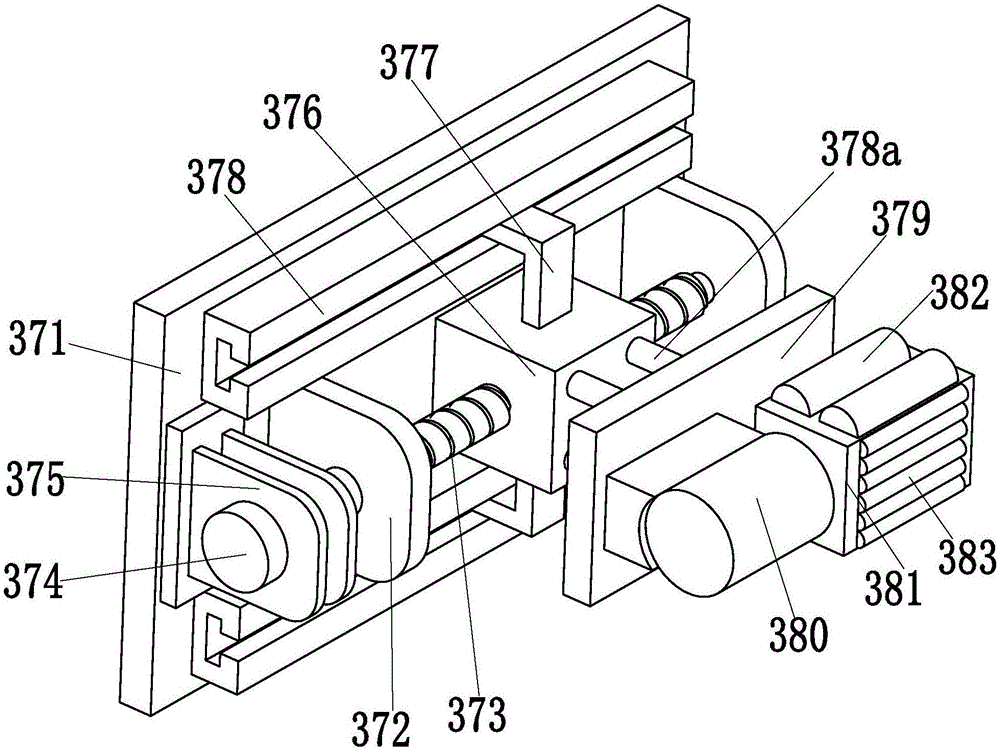 Polishing mechanism for surface of electric cabinet