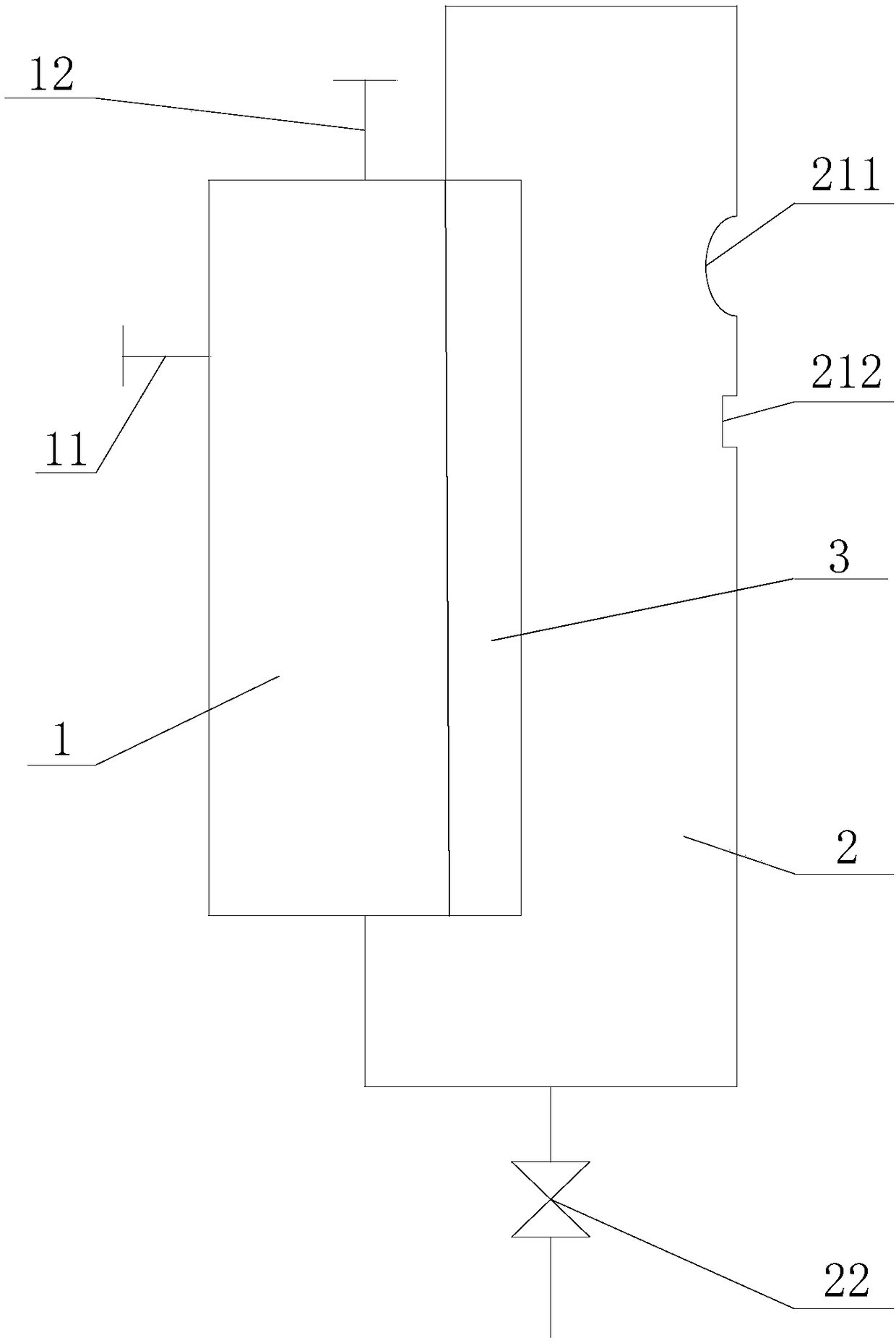 Anti-inversion layering device in chlorophyll production process