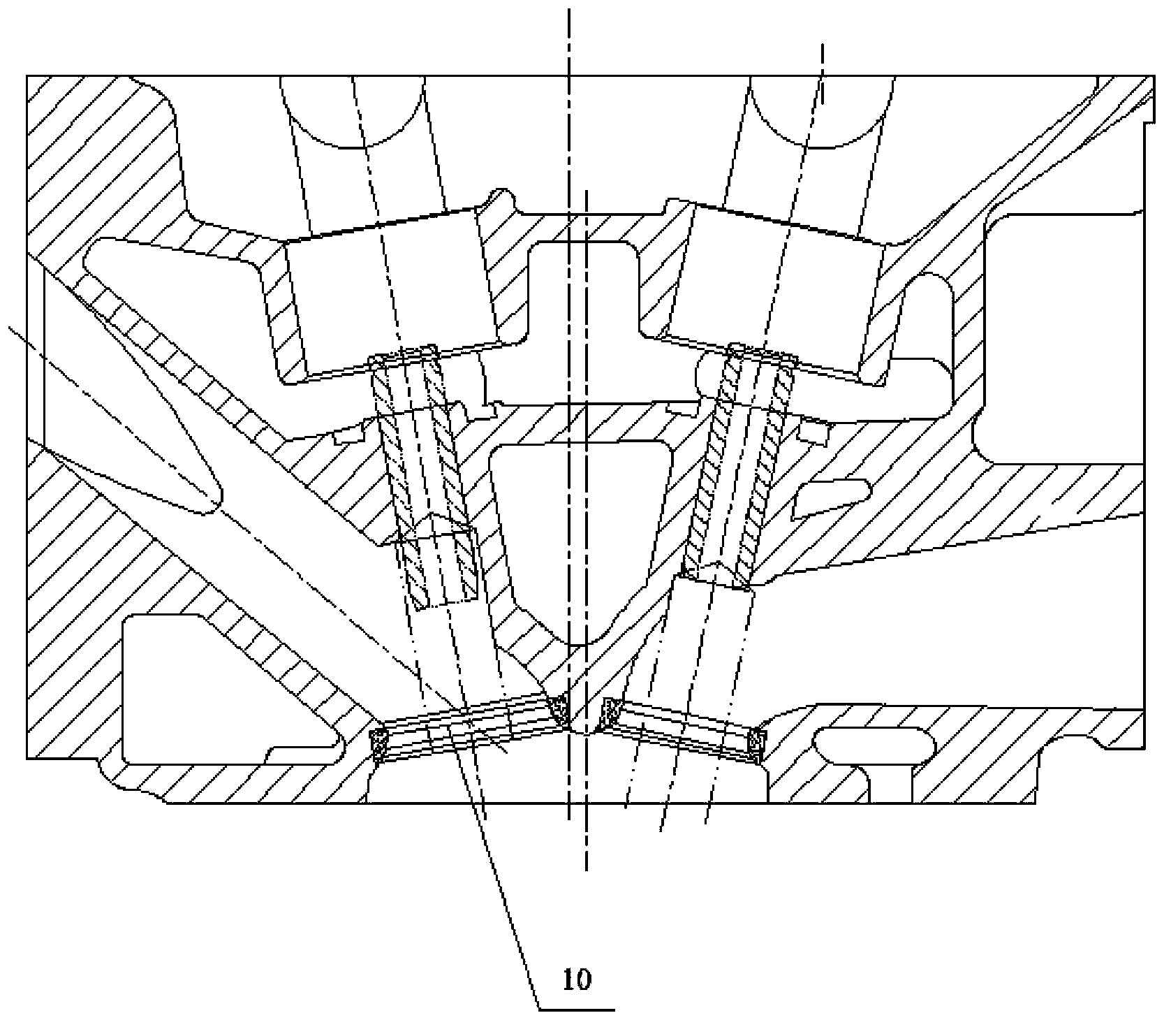 Intake/exhaust valve seat of ethanol gasoline engine