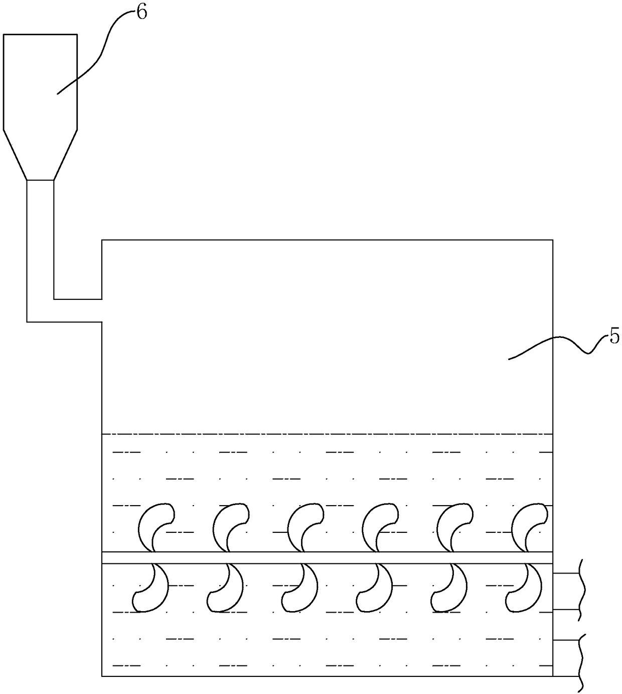 Treatment process for chromium-containing sewage