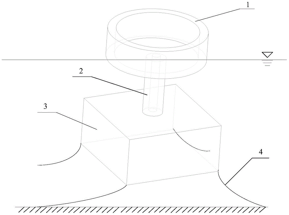 Novel fish tank capable of automatically feeding by utilizing tide