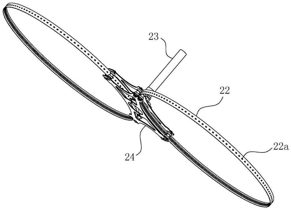 A hollow wheel multi-rotor flying vehicle