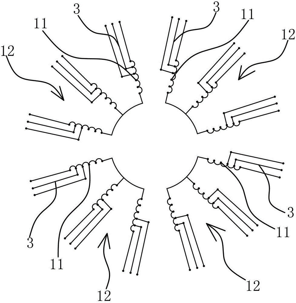 A multi-body motor