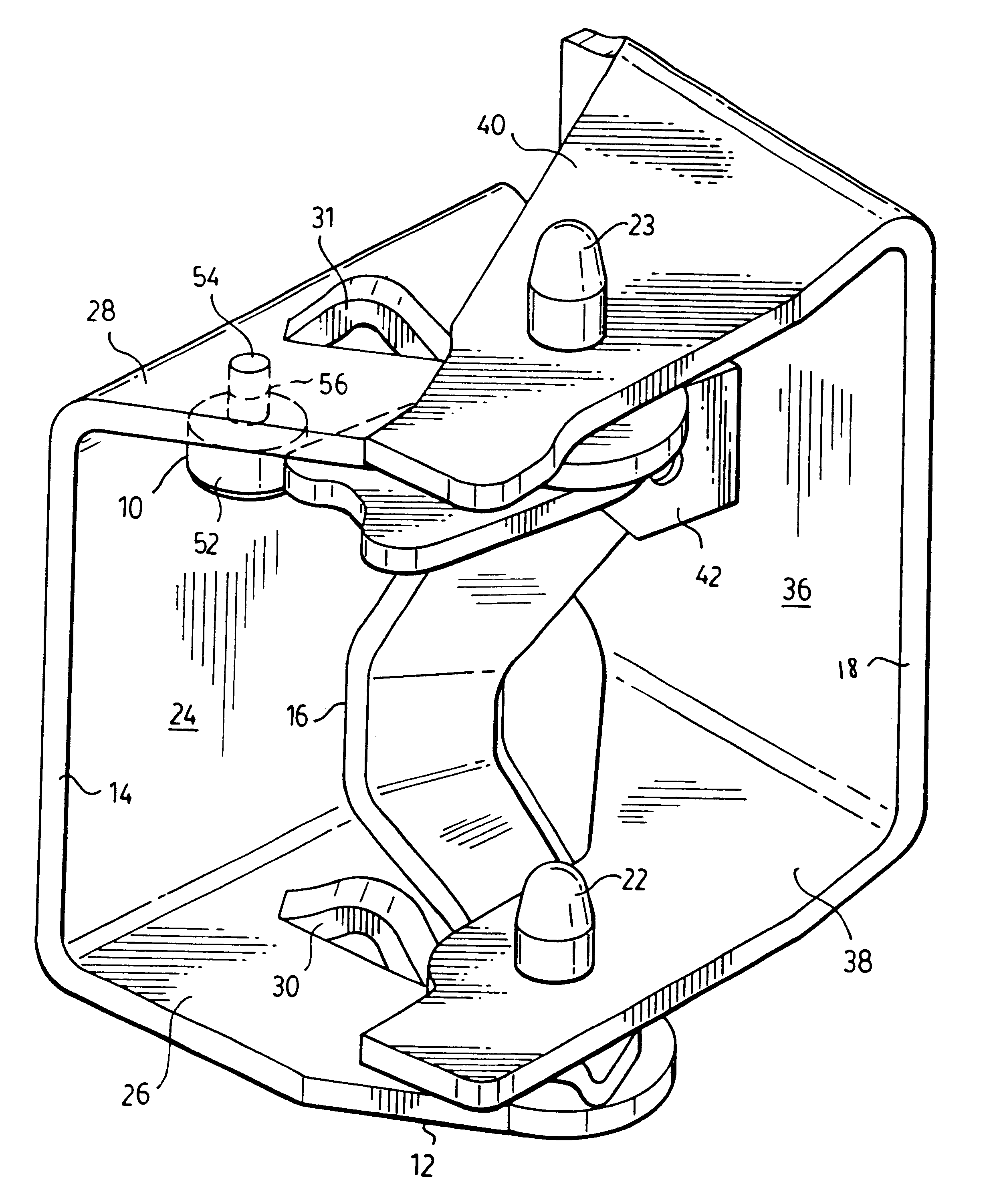 Vehicle door prop button