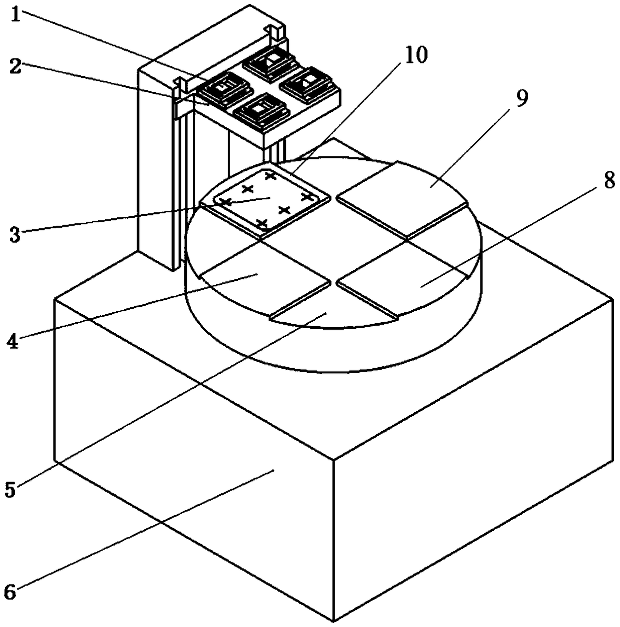 Visual inspection method and apparatus for secondary printing precision of crystalline silicon photovoltaic solar cell electrodes