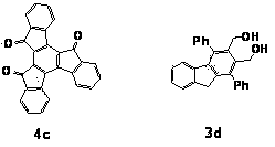 Synthesis method of indenofluorene derivatives, isotruxene and mono-substituted isotruxene derivatives