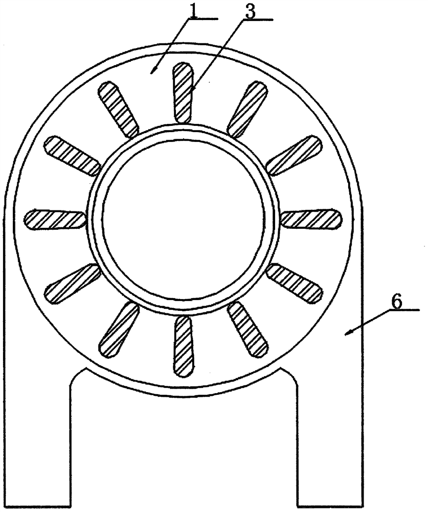 Fire coal gasification ring