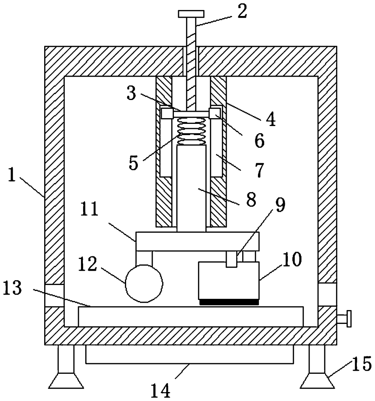 Flattening device special for cardiogram paper