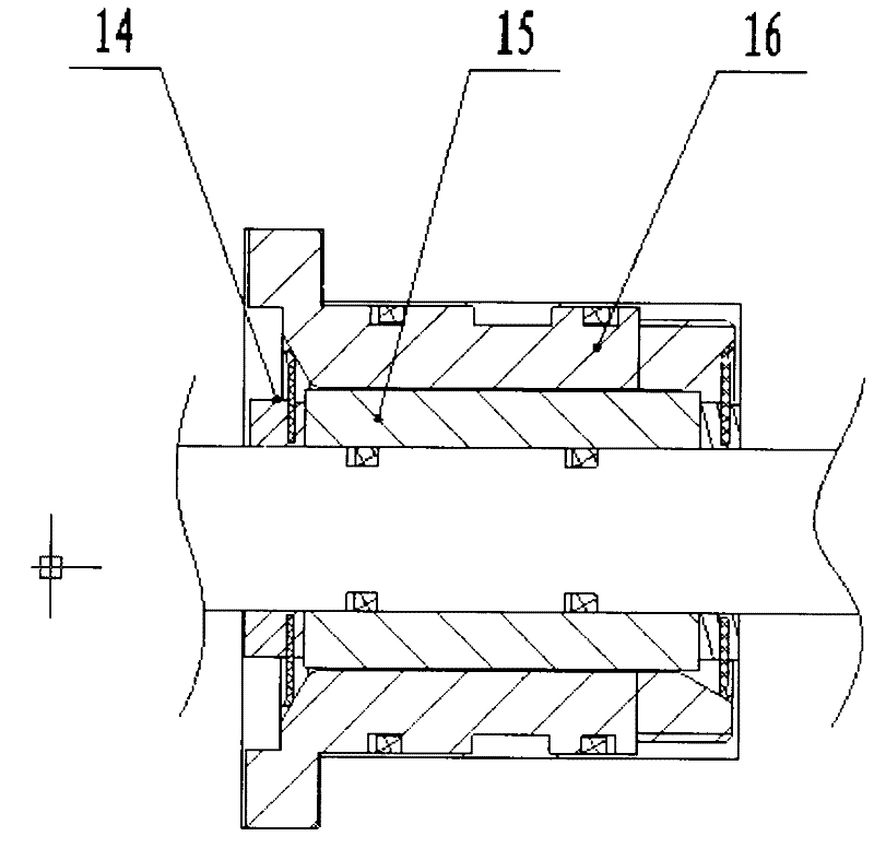 A vacuum pump structure