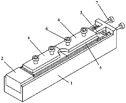 Batch chamfering jig for acousto-optic crystal block