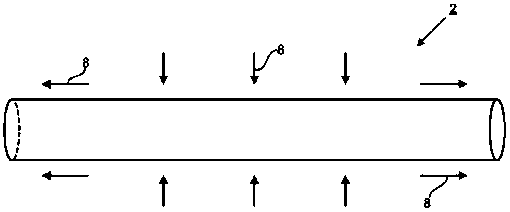 Stent and method of inserting a stent into a delivery catheter