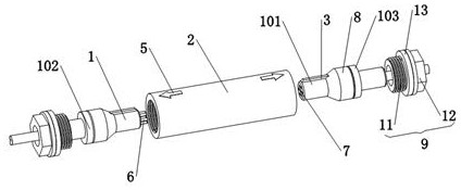 High-density low-loss optical fiber connector and connection method