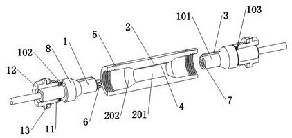 High-density low-loss optical fiber connector and connection method