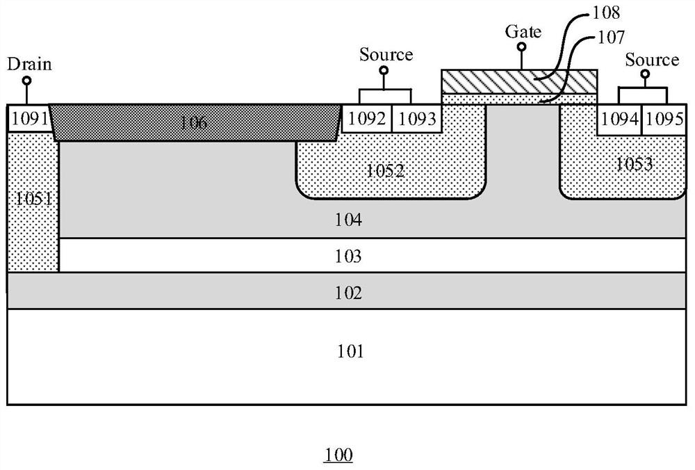 Vertical double-diffused transistor and manufacturing method thereof