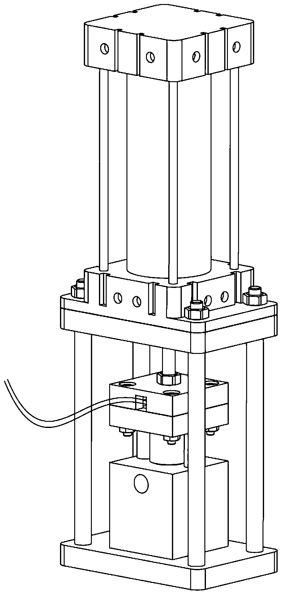 Automobile brake system high-speed switch valve development test method