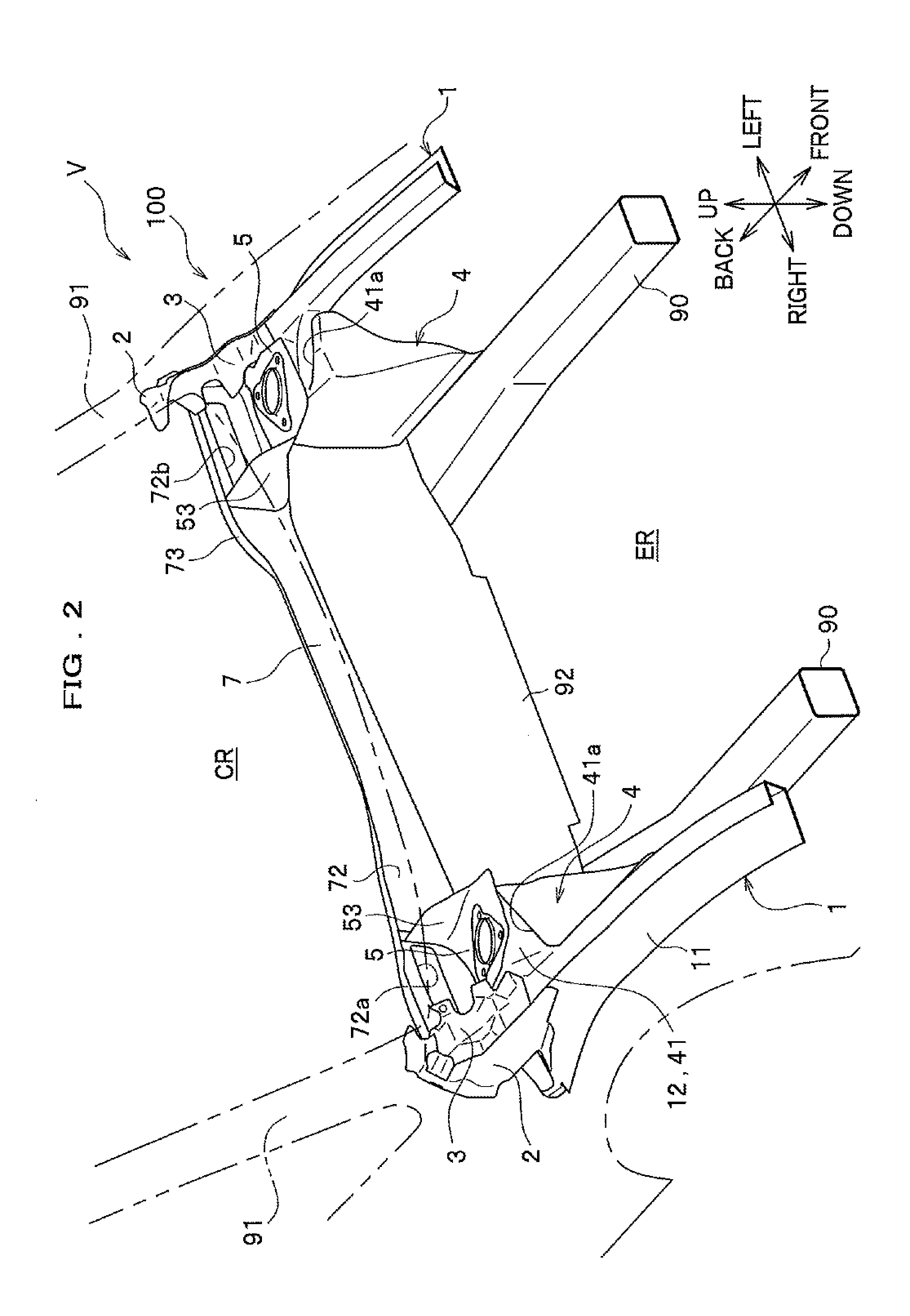 Vehicle front structure