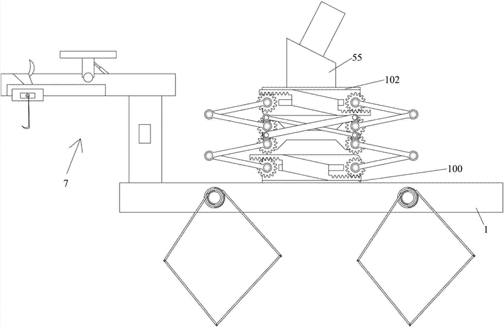 Energy-saving environmentally-friendly rescue device for building fire protection