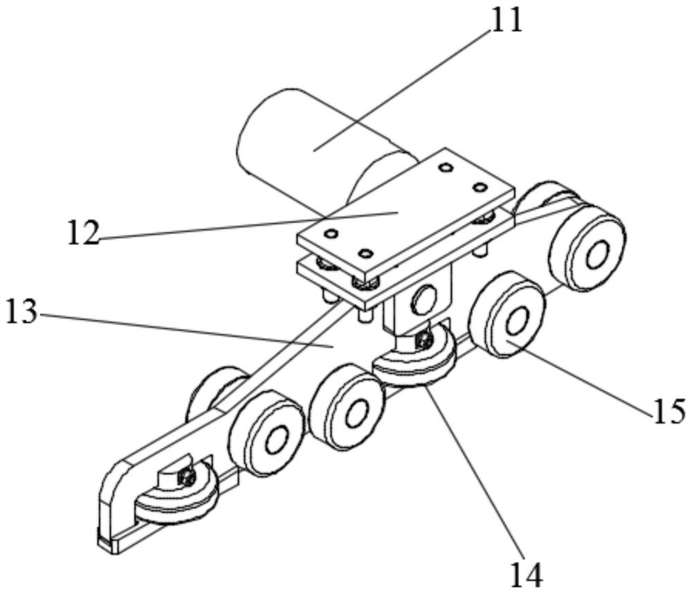 Automatic folding device for packaging bag film