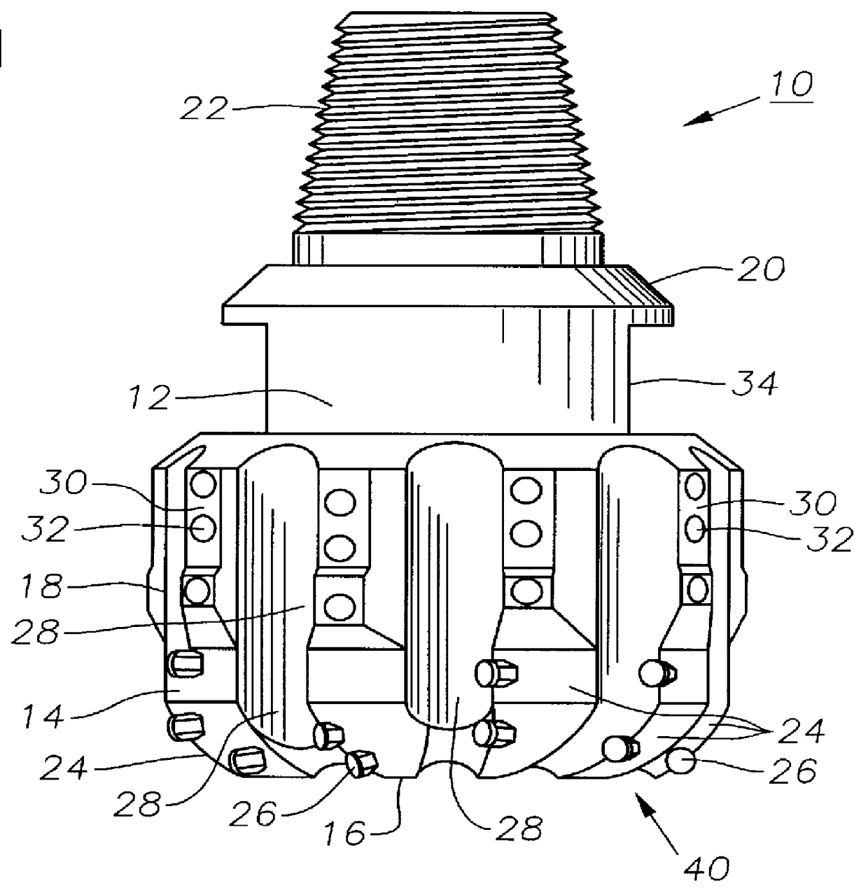 Fixed cutter drill bits with thin, integrally formed wear and erosion resistant surfaces