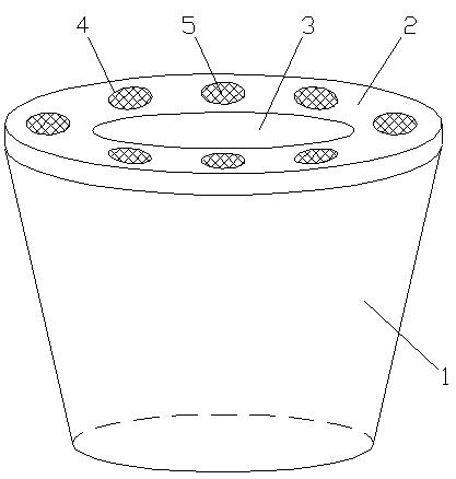 Insect breeding bottom and breeding method of gynaikothrips ficorum