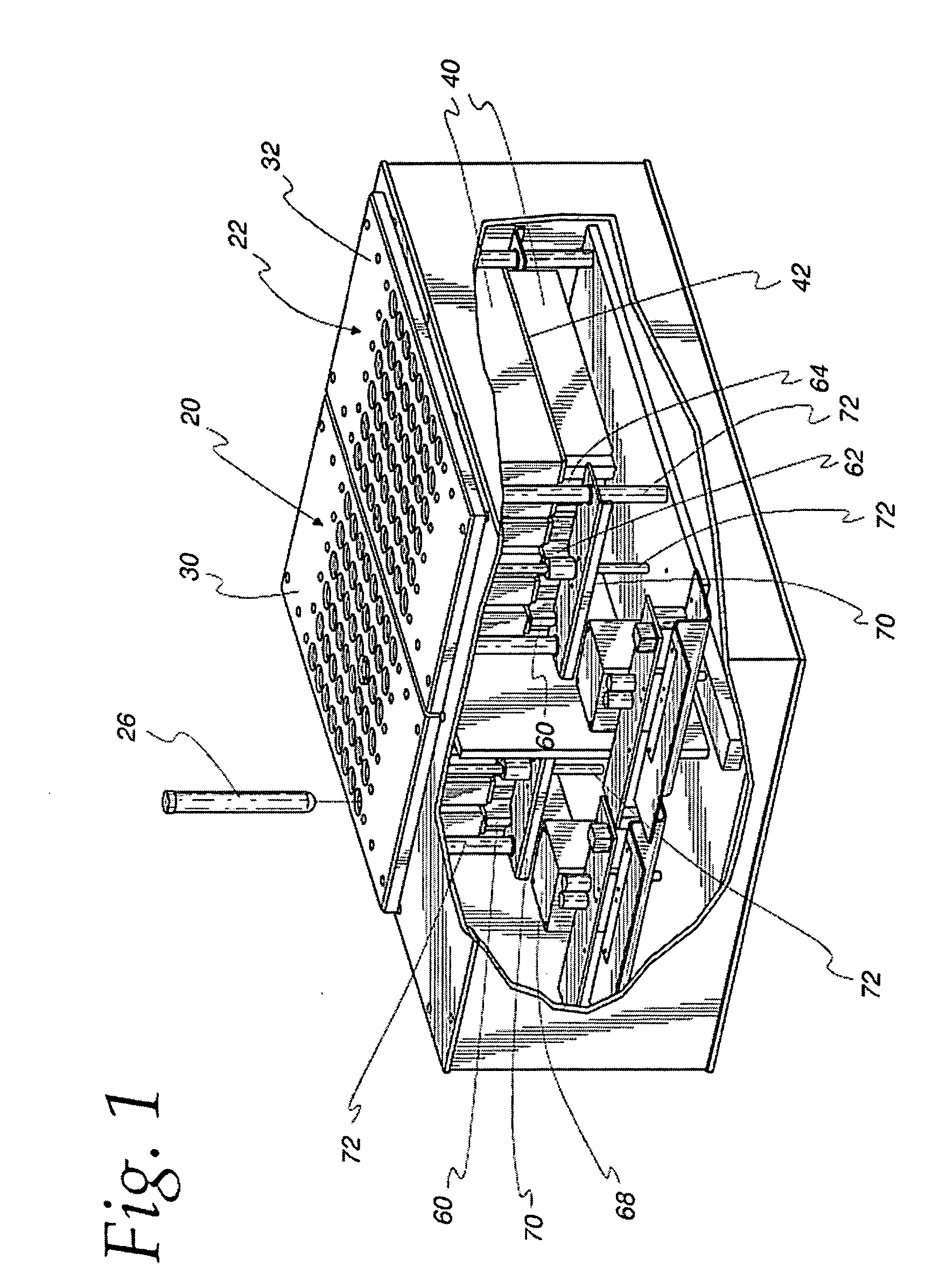 Apparatus and method for handling fluids for analysis