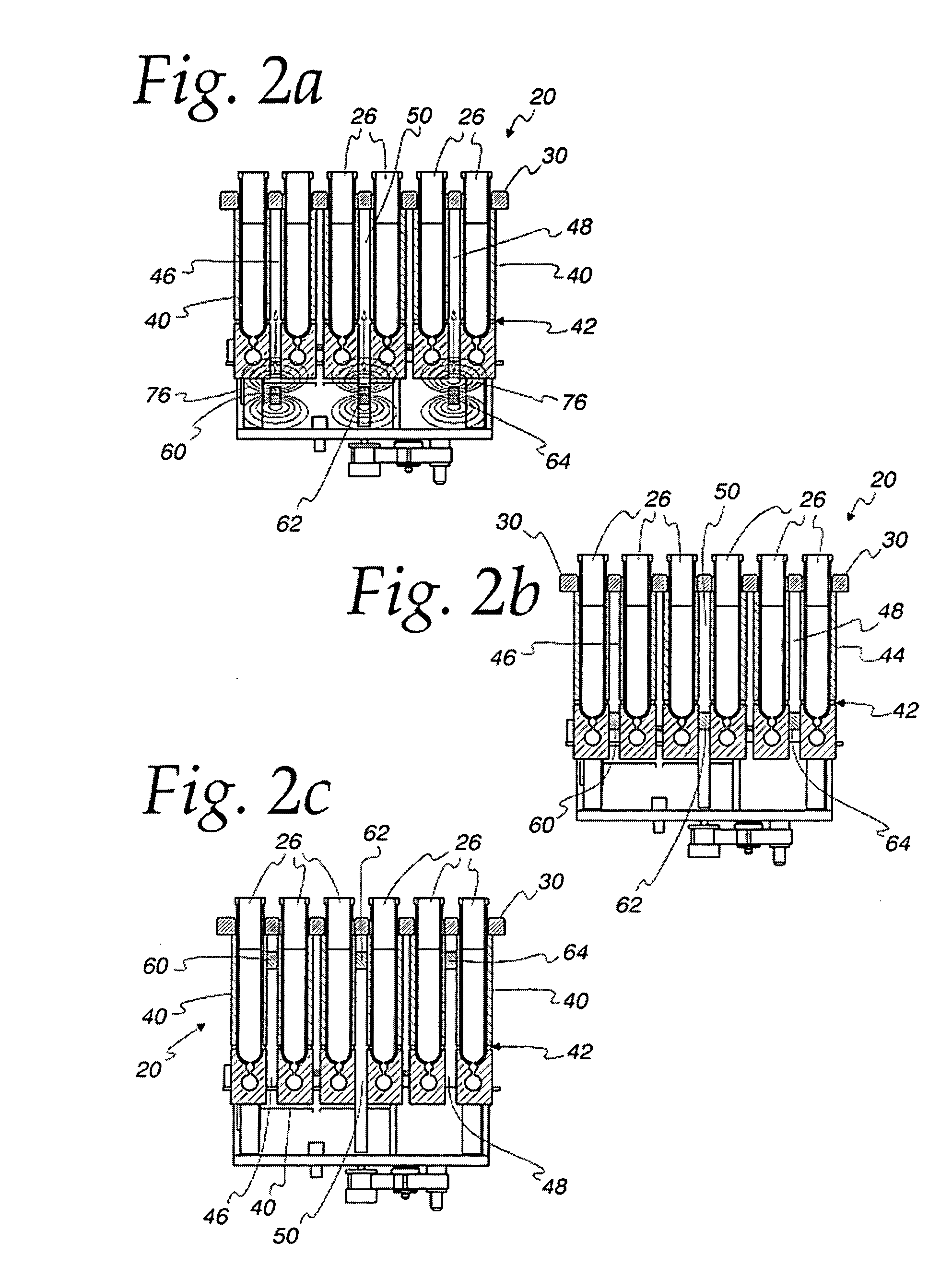 Apparatus and method for handling fluids for analysis