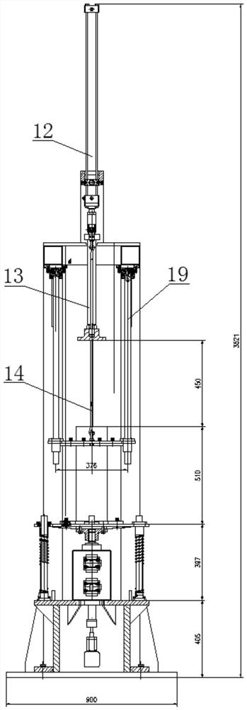 Hydraulic pressing vibration forming device for graphite electrode products and forming method