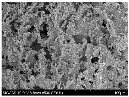 Method for preparing porous ceramic green body by combining microemulsion with freeze drying