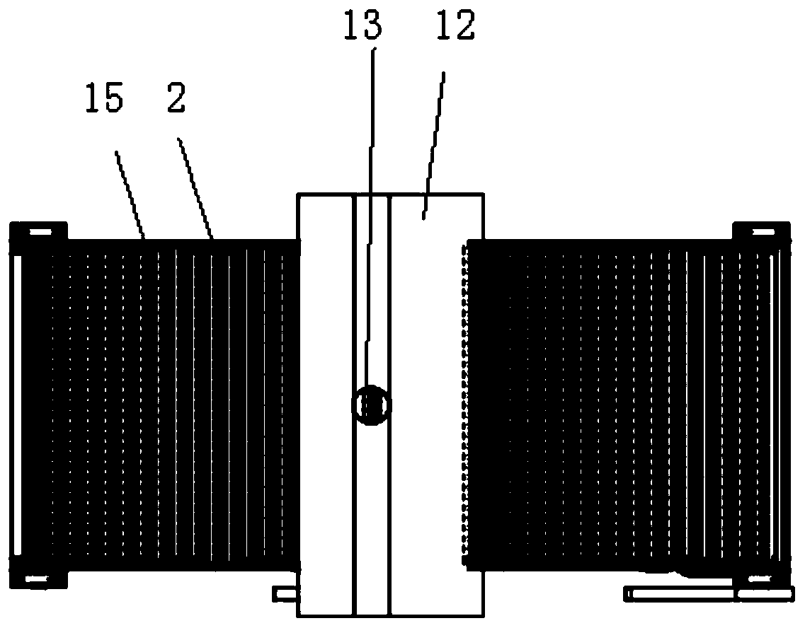 Slotting machine for pulling rods of evacuation platform of subway and machining method