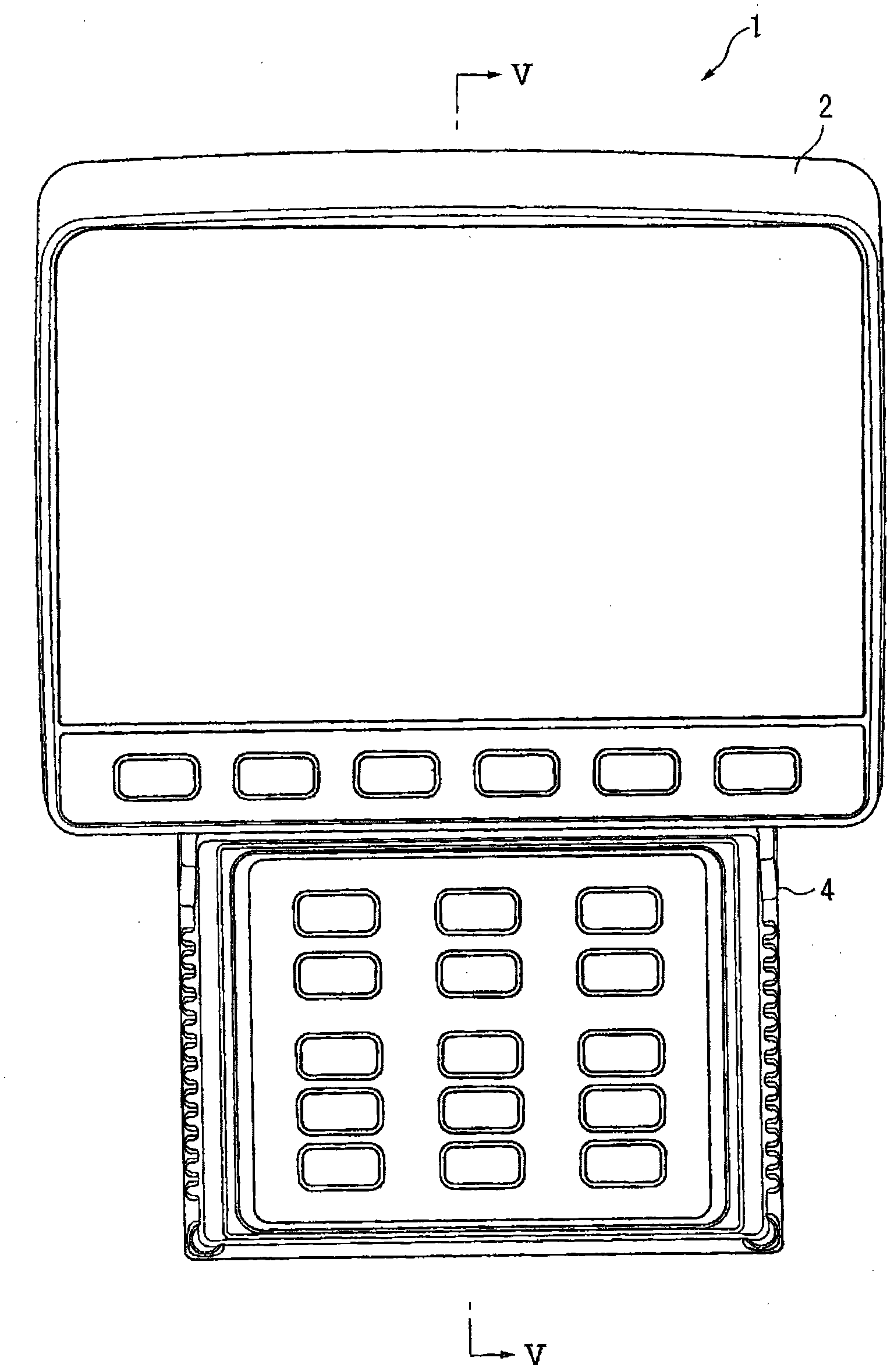 Display device for vehicle