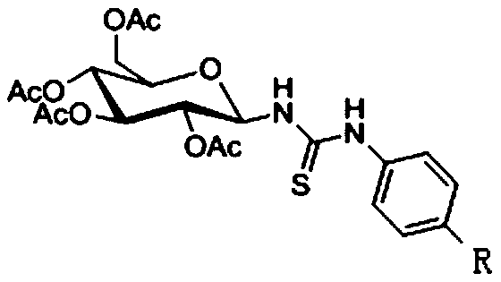 Thiourea-containing arsenic sugar with anti-tumor activity and preparation method and application thereof