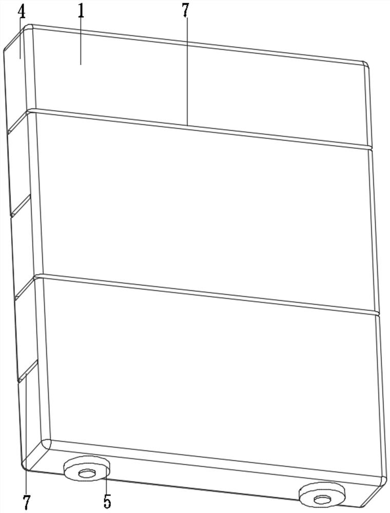 Folding type spring bed core easy to disassemble and assemble