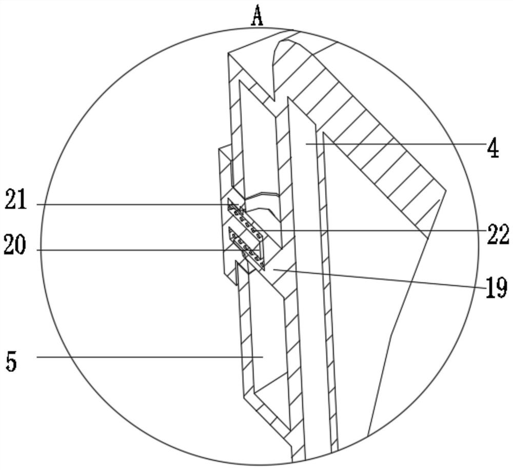 Folding type spring bed core easy to disassemble and assemble