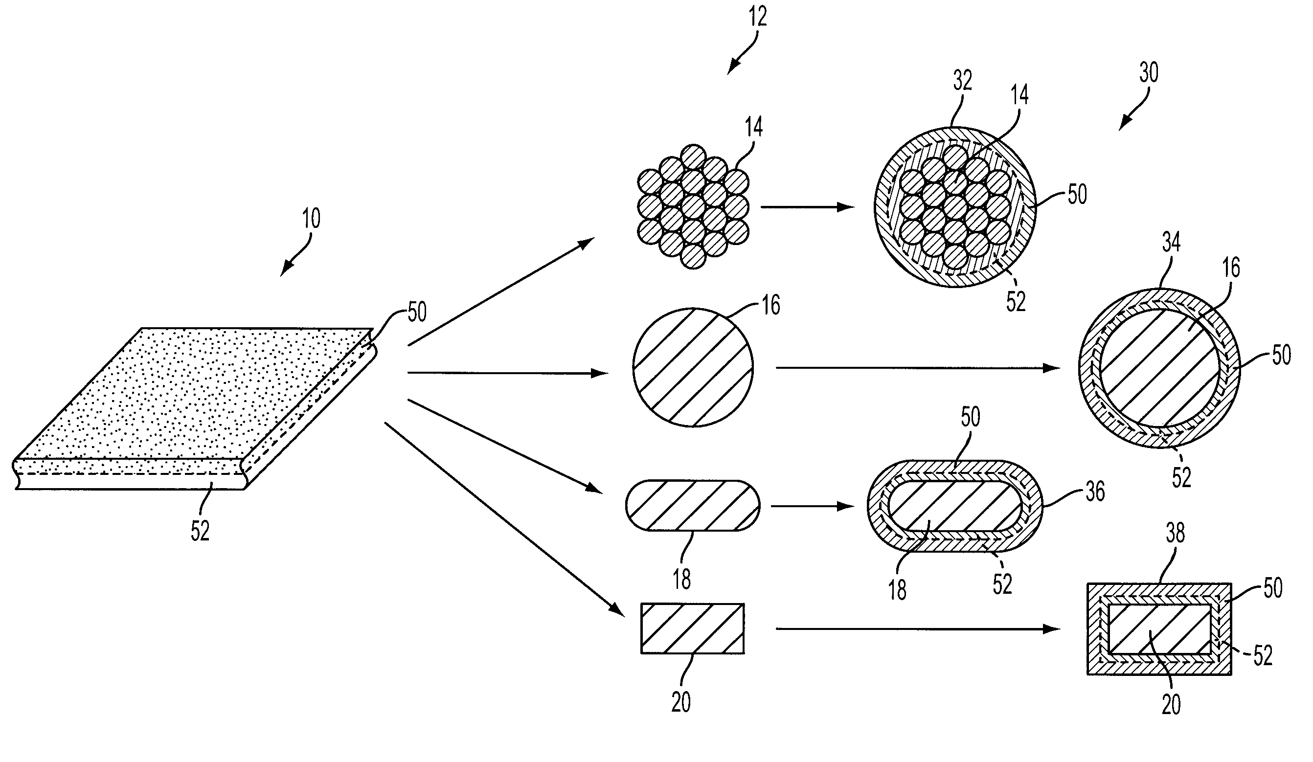 Copper conductor with anodized aluminum dielectric layer