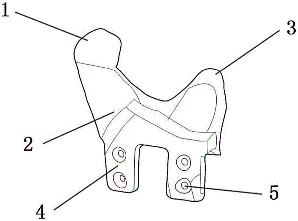 Porous artificial temporal-mandibular joint structure and making method