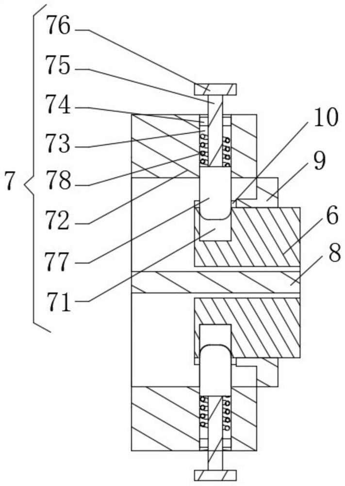 Temperature sensor facilitating core pulling