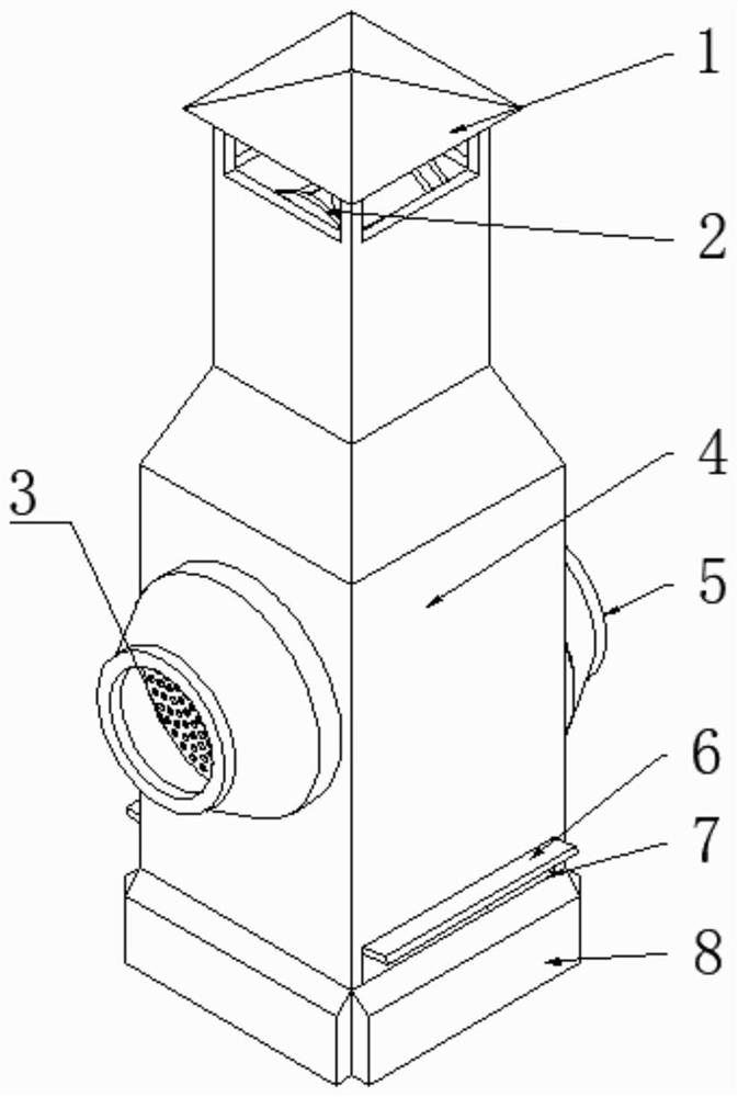 Wind power generation device for high-temperature flue gas mechanical cooler, and power generation method