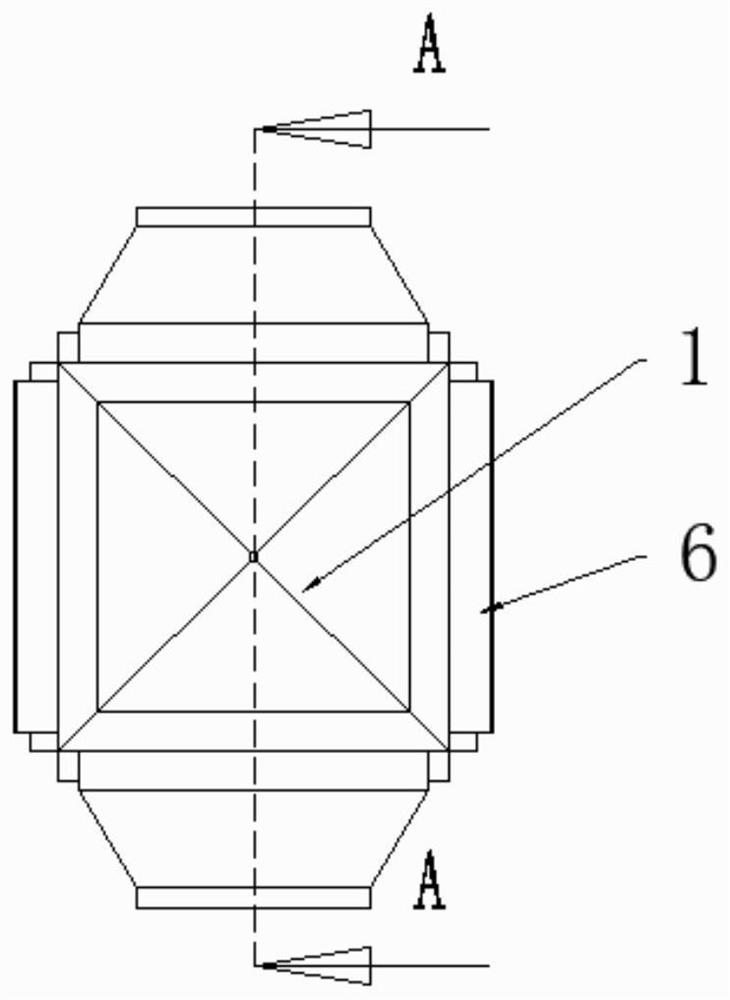 Wind power generation device for high-temperature flue gas mechanical cooler, and power generation method