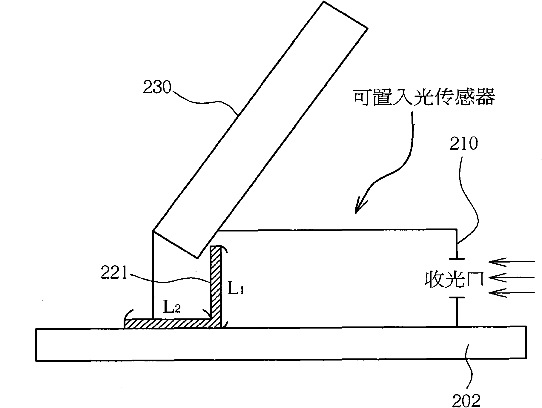 Connector for optical sensor and substrate, method for manufacturing optical sensor