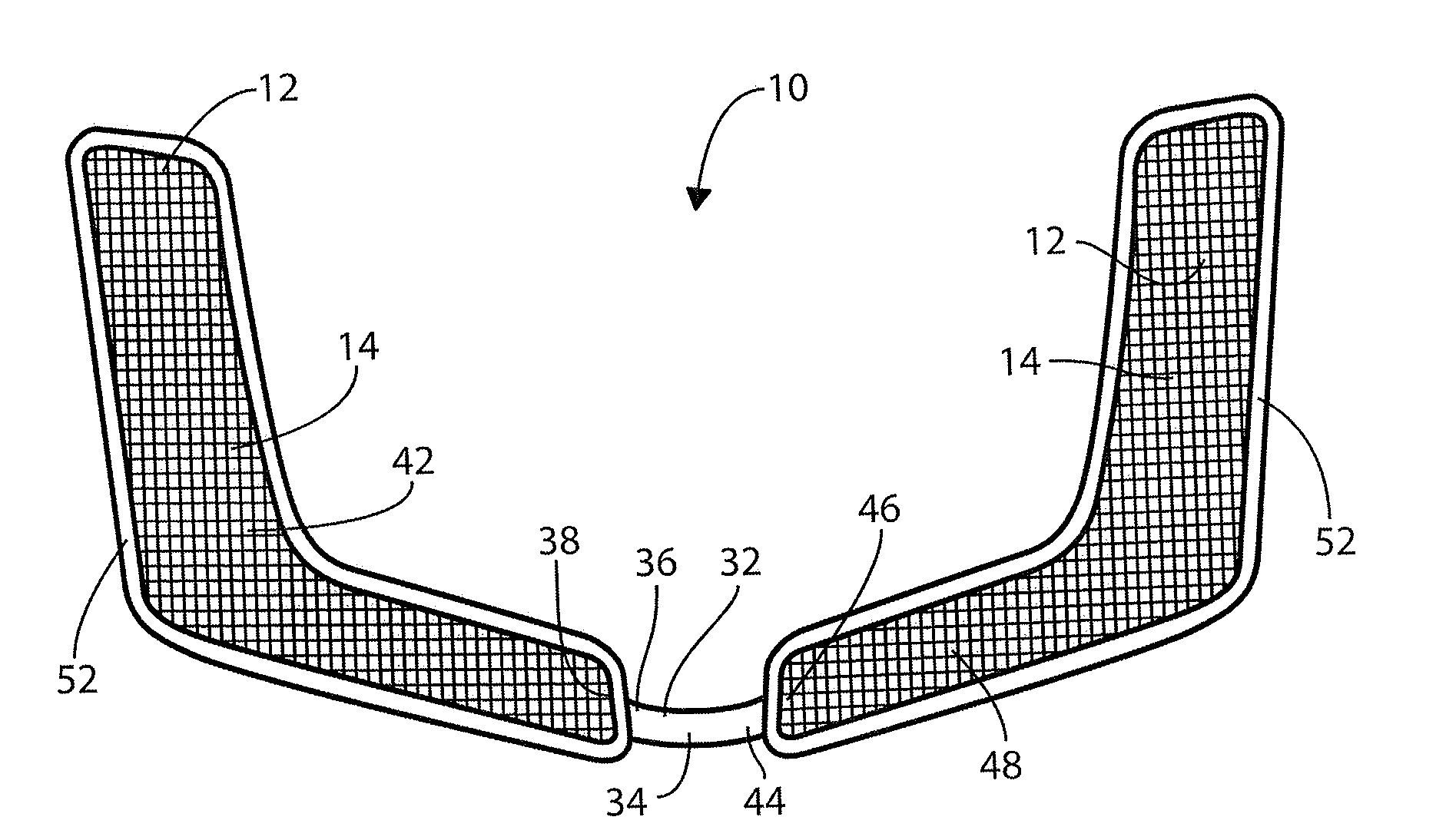 Facial hair trimming template and method