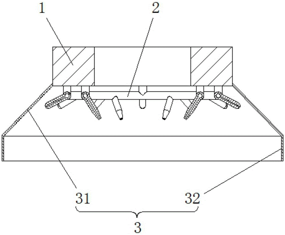 Cooling device for machine tool machining