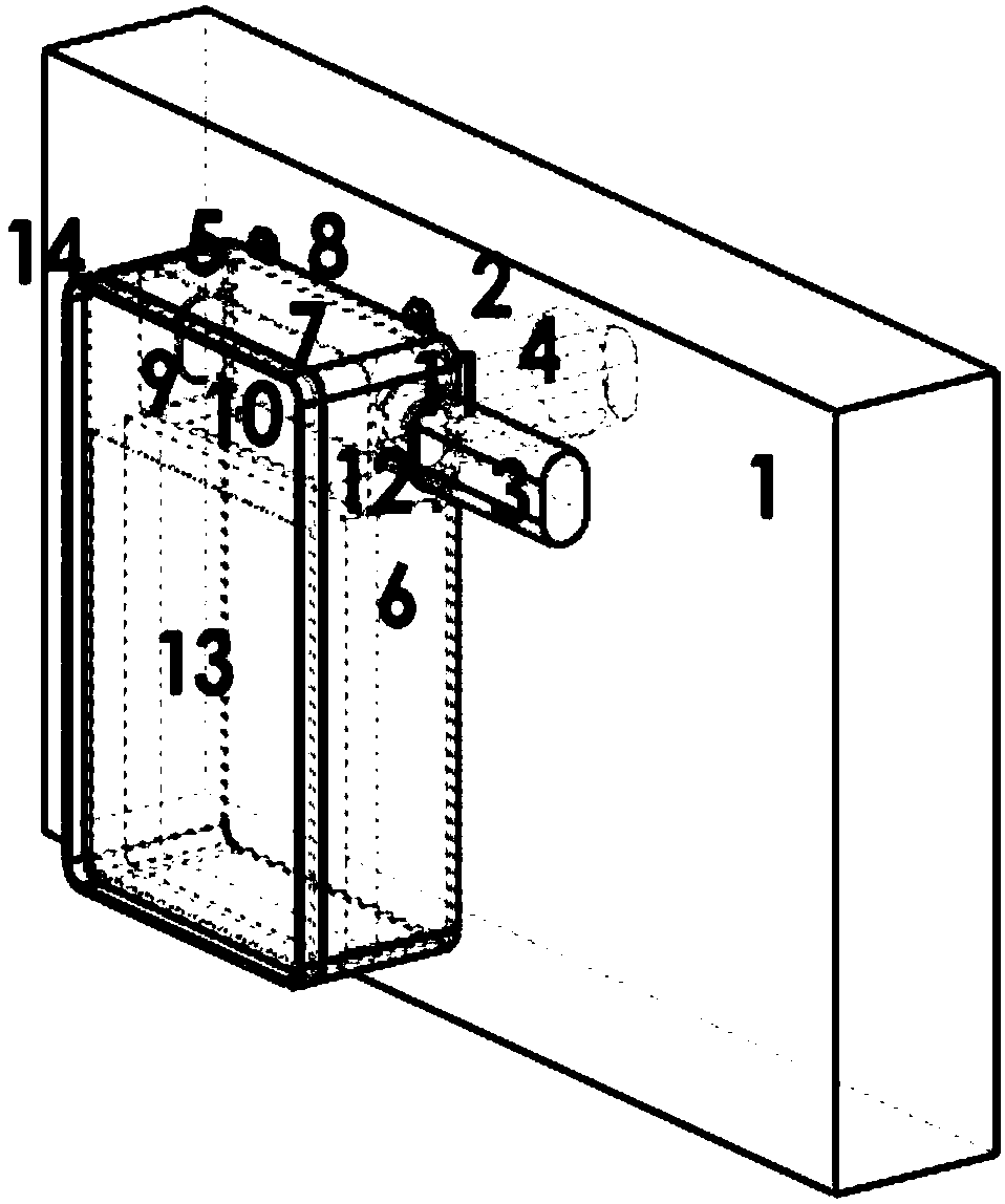 Two-way mounting method of wall-mounted purification fresh air ventilator sharing air conditioner mounting hole to ventilate