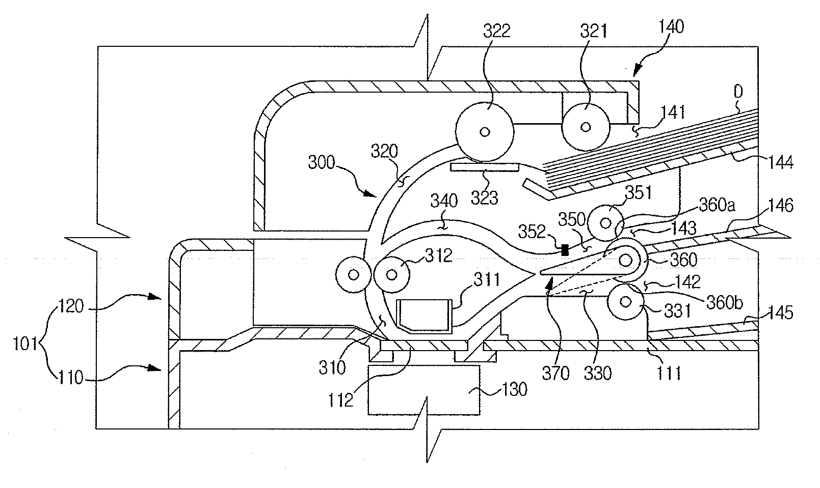 Image reading device and image forming apparatus having the same