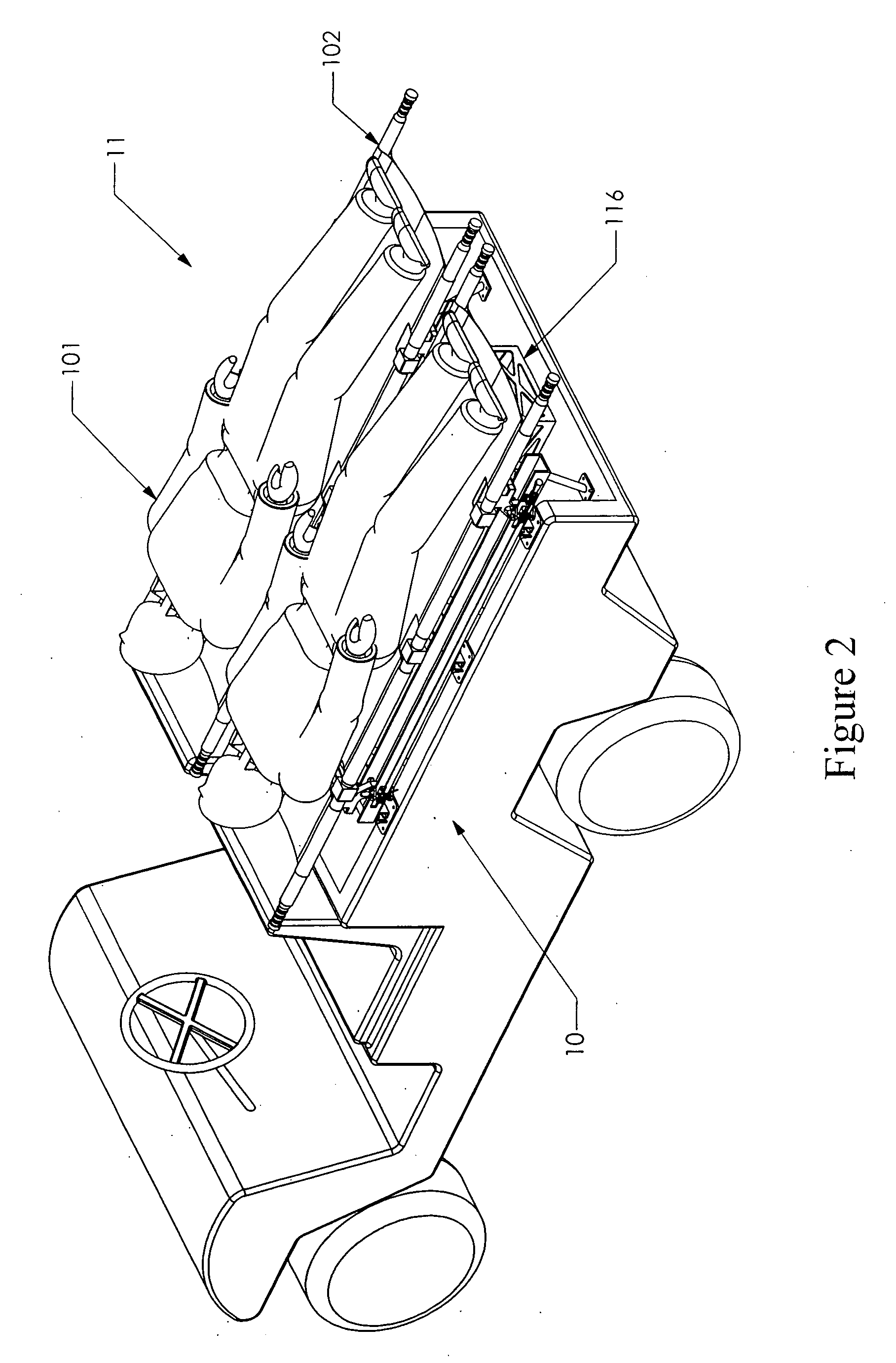 Rapid medical evacuation system for trauma patients